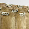 Натуральне Слов'янське Волосся на Заколках 55-60 см 110 грам, Мелір. №18/1001, фото 7