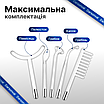 Дарсонваль для догляду за волоссям шкірою обличчя і тіла Косметологічний апарат Гребінець для дарсонвалізації, фото 3
