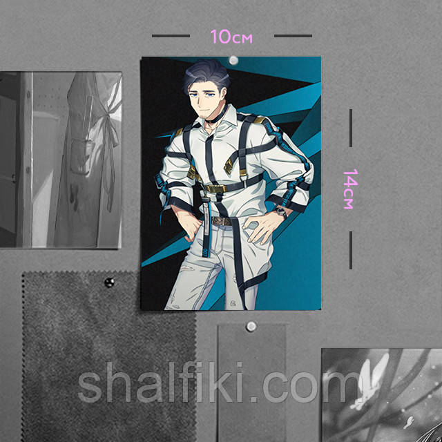 "Мукахара Казуі (Мілграм / MILGRAM)" плакат (постер) розміром А6 (10х14см), фото 1