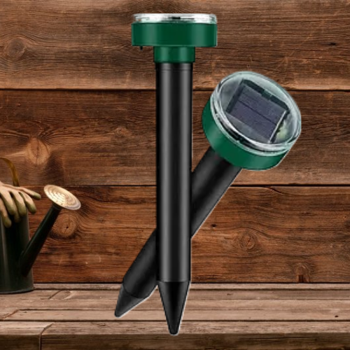 Garden Pro Комплект відлякувачів гризунів і комах 2 шт. на сонячній батареї ультразвукової, фото 1