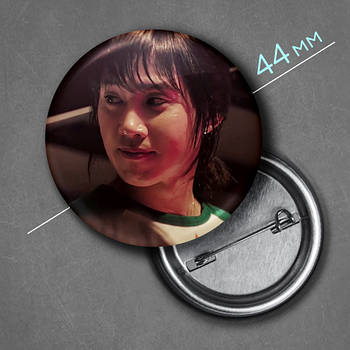 "Гравець 120 (Гра в кальмара 2 / Squid Game 2)" значок круглий на булавці Ø44 мм