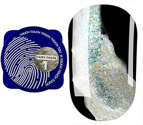 Гель-паста для створення об'ємних дизайнів Touch Fairy paste №1, 5 мл (срібло)