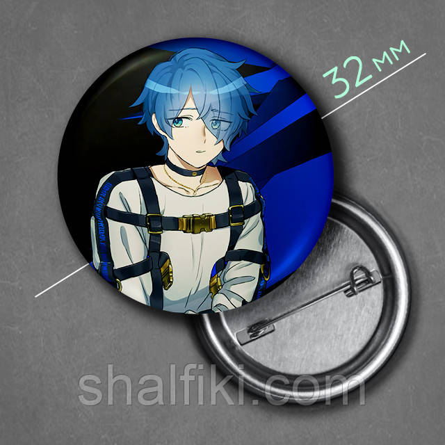 "Сакура Харука (Мілграм / Milgram)" значок круглий на булавці Ø32 мм, фото 1