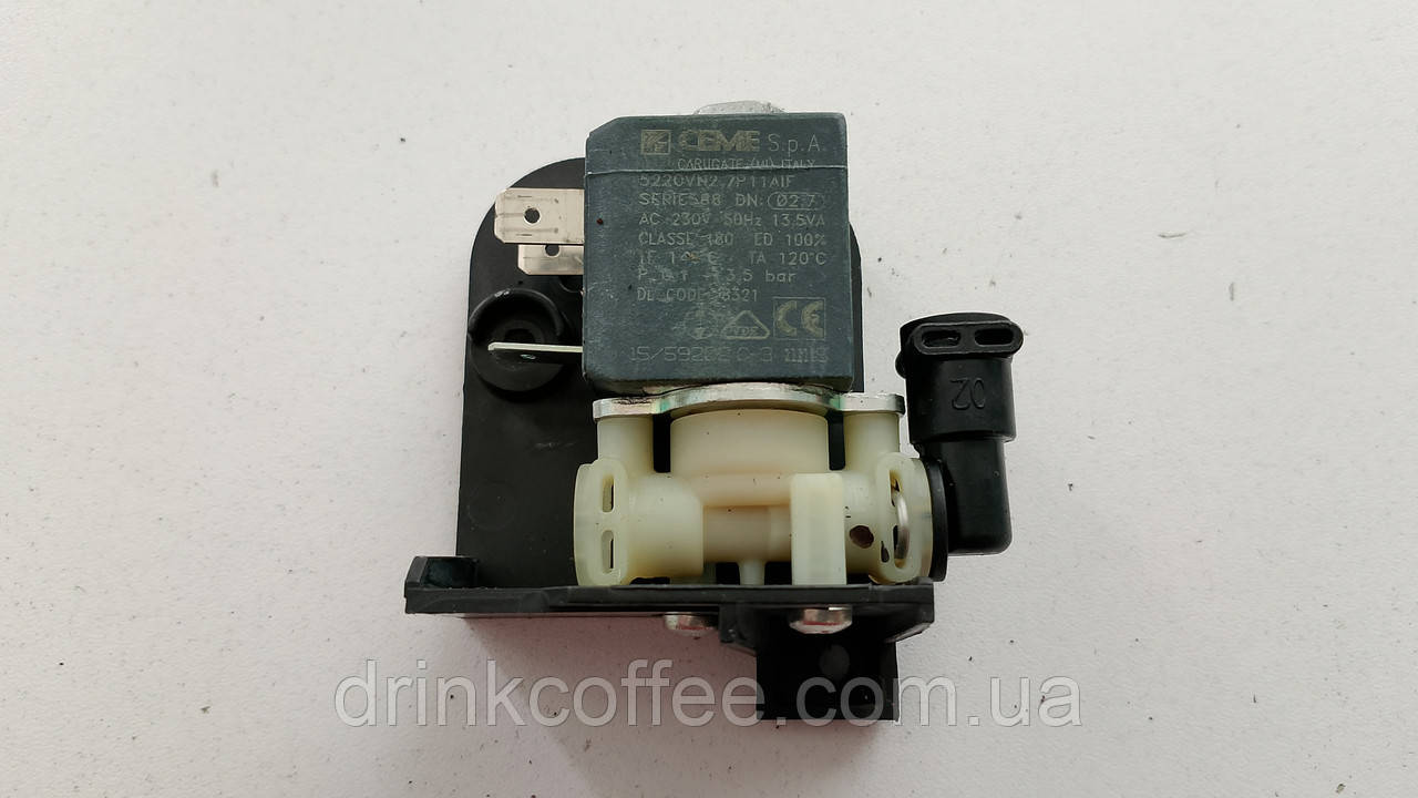 Солоноїдний клапан 2-х хід. для кавомашини DeLonghi ESAM 5550.B_4 Perfecta б/у