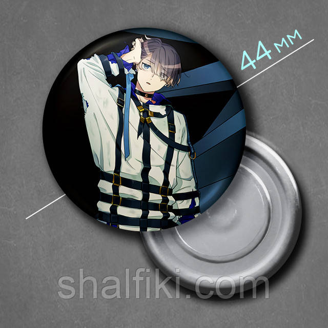 "Мікото Каяно (Мілграм / Milgram)" магніт круглий Ø44 мм, фото 1