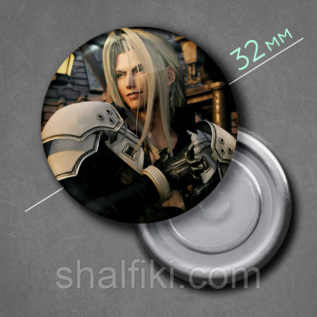 "Сефірот (Остання Фантазія / Final Fantasy)" магніт круглий Ø32 мм, фото 1