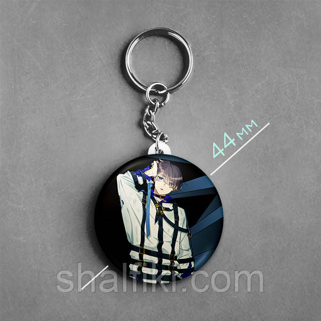 "Мікото Каяно (Мілграм / Milgram)" брелок круглий Ø44 мм, фото 1