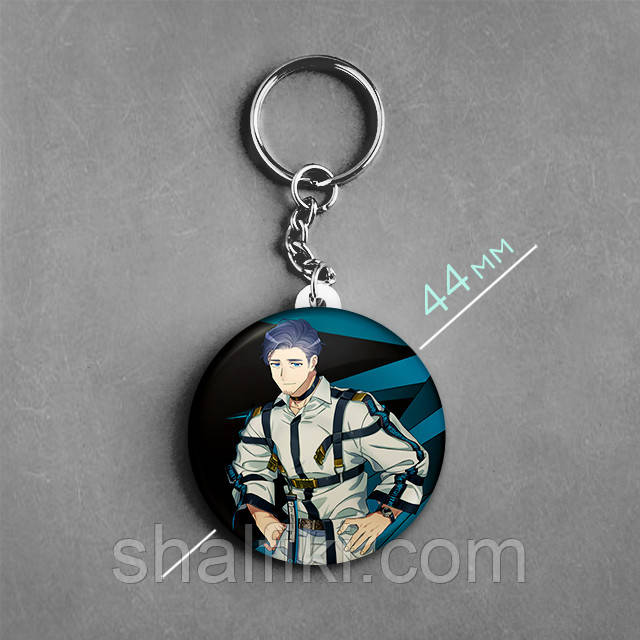 "Мукухара Казуї (Мілграм / Milgram)" брелок круглий Ø44 мм, фото 1