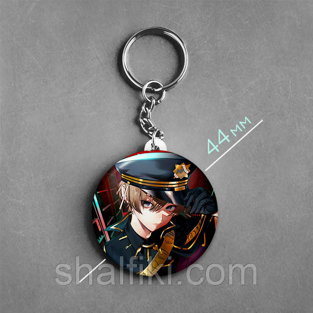 "Ес (Мілграм / Milgram)" брелок круглий Ø44 мм, фото 1