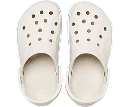 Crocs Bayaband Clog Stucco/Bright Cobalt — жіночі сабо Крокс Бежеві/Блакитні, фото 4
