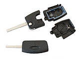 Ford C-Max Fiesta, Focus II Fusion Galaxy Ka Kuga, Mondeo, S-Max Transit корпус ключа складаний 3 кнопки, фото 3