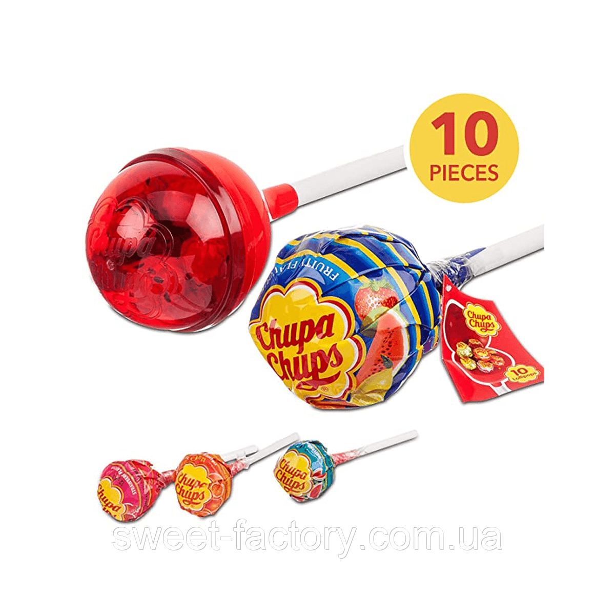 Льодяники на паличці Chupa Chups XL 10s 120g, фото 1