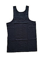 Чоловіча майка Узбекистан бавовна БАТАЛ, чорна, 58