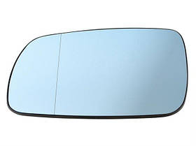 Audi A8 4D 94-99 вкладиш дзеркала з обігрівом синій лівий