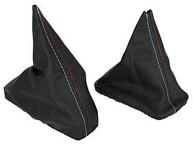 BMW 5 E34 88-96 чохол ручки перемикання передач + важіль ручного гальма M-пакет 2 шт., арт. DA-19184