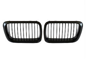 BMW 3 E36 96-99 решітка між фарами (ніздрі) ліва + права комплект. чорні