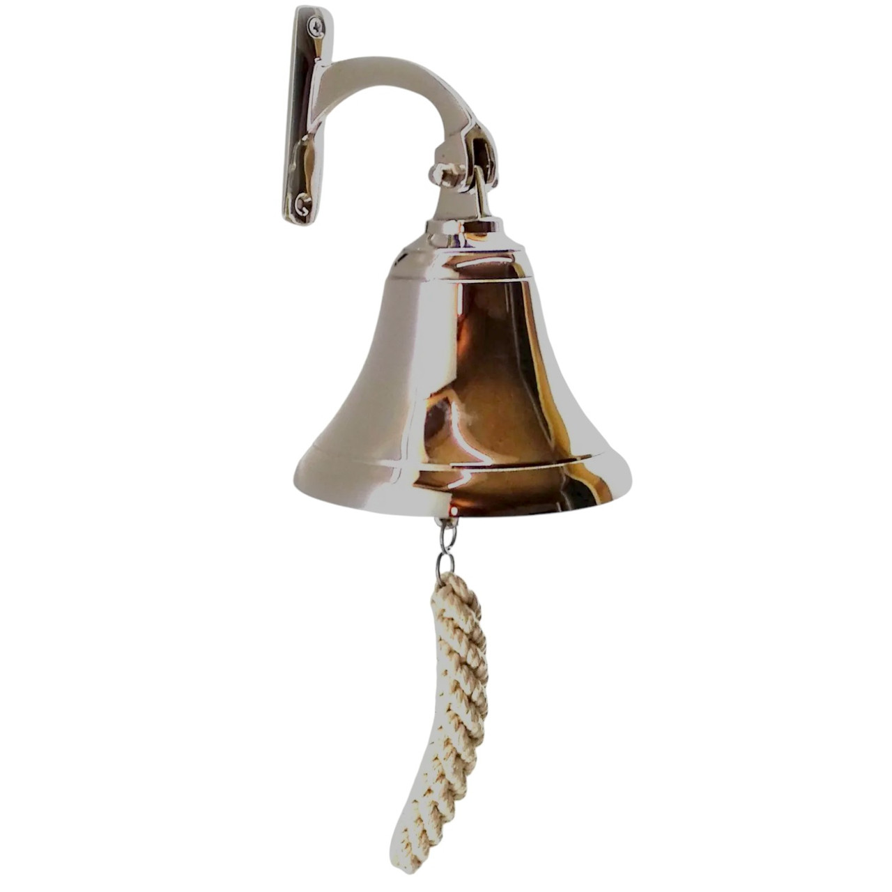 Дзвон ринду бронзовий з хромованим покриттям (d-10, h-10 см), фото 1