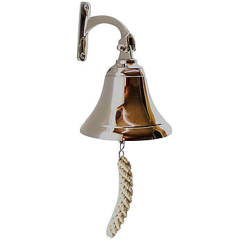 Дзвон ринду бронзовий з хромованим покриттям (d-10, h-10 см)