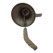 Дзвон ринду бронзовий з хромованим покриттям (d-10, h-10 см), фото 3