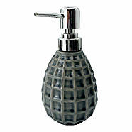 Набір для ванної керамічний, сірий (28,5 х 22,5 х 9 см), фото 4