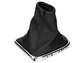 Chevrolet Cruze чохол ручки перемикання передач чорний + рамка хром