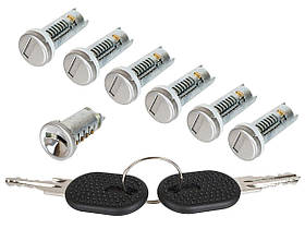 Fiat Ducato 94-02 личинки замка 7 шт. комплект.