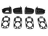 Peugeot 307 / 307 CC / 307 SW 03-09 заглушка зовнішньої ручки дверей 4 шт. комплектект, арт. DA-18381, фото 3