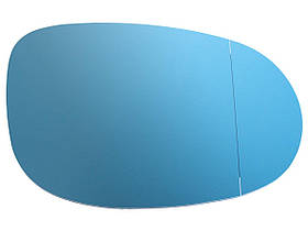 Fiat Bravo II 07-14 вкладиш дзеркала з обігрівом синій правий