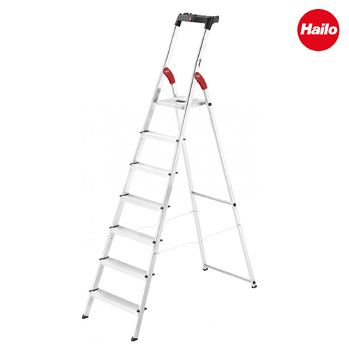 Драбина алюмінієва Hailo L60 Standard Line, 7 ступенів (8160707), фото 1