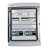 Електрощит захисту для сонячної станції 10 12 кВт (3 фази, 2 MPPT)