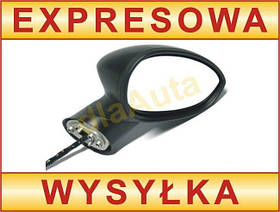 Fiat Linea 07-13 зовнішнє дзеркало механічне чорне праве