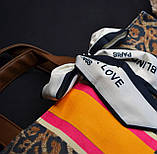 Літня сумка-шопер “AA” з принтом леопарда 1011, фото 2