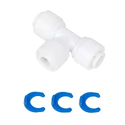 Фітинг трійник ITAL 1/4"Q x 1/4"Q x 1/4"Q (кратно 10 шт) (ST003A)