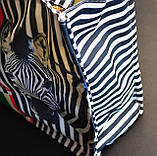Літня сумка-шопер “FB” з принтом зебри 1012, фото 2