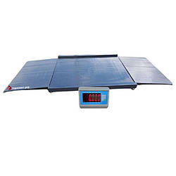 Платформні ваги 600 кг (1250х1500 мм) наїзні низькопрофільні, з розбірними пандусами