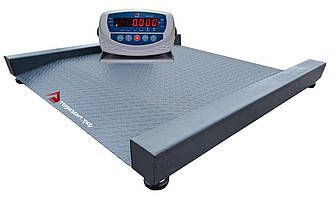 Платформні ваги 500 кг (960х1000 мм) наїзні низькопрофільні, з вбудованими пандусами