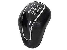 Kia Ceed II FL 12-18 ручка перемикання передач чорний колір 6 ступка