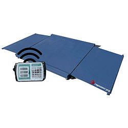 Платформні ваги 500 кг (1250х1500 мм) наїзні низькопрофільні, з розбірними пандусами