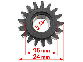 Mercedes W140 S-Class 91-98 зірочка переднього склоочисника