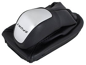 Mercedes W211 E-Class 02-08 ручка перемикання передач чорний + сріблястий + чохол з рамкою автомата