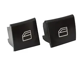 Mercedes W245 B-клас 05-11 накладки кнопок склопідіймача в ліва панель 2 шт. комплект.