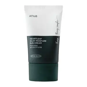 Зволожувальний сонцезахисний крем Anua Heartleaf Silky Moisture Sun Cream SPF50  50ml