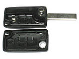 Peugeot 207 307 308 407 607 807 партнер корпус ключа 2 кнопки БАТАРЕЙКА НА КОРПУСІ, фото 3