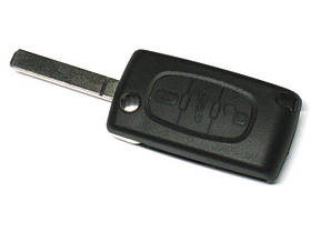 Peugeot 207 307 407 607 Citroen C2 C3 C4 корпус ключа 2 кнопки