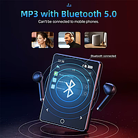 MP3 плеєр Benjie A6 2,8" Bluetooth 5.0 Hi-Fi 32Gb із зовнішнім динаміком Type C металевий, фото 7
