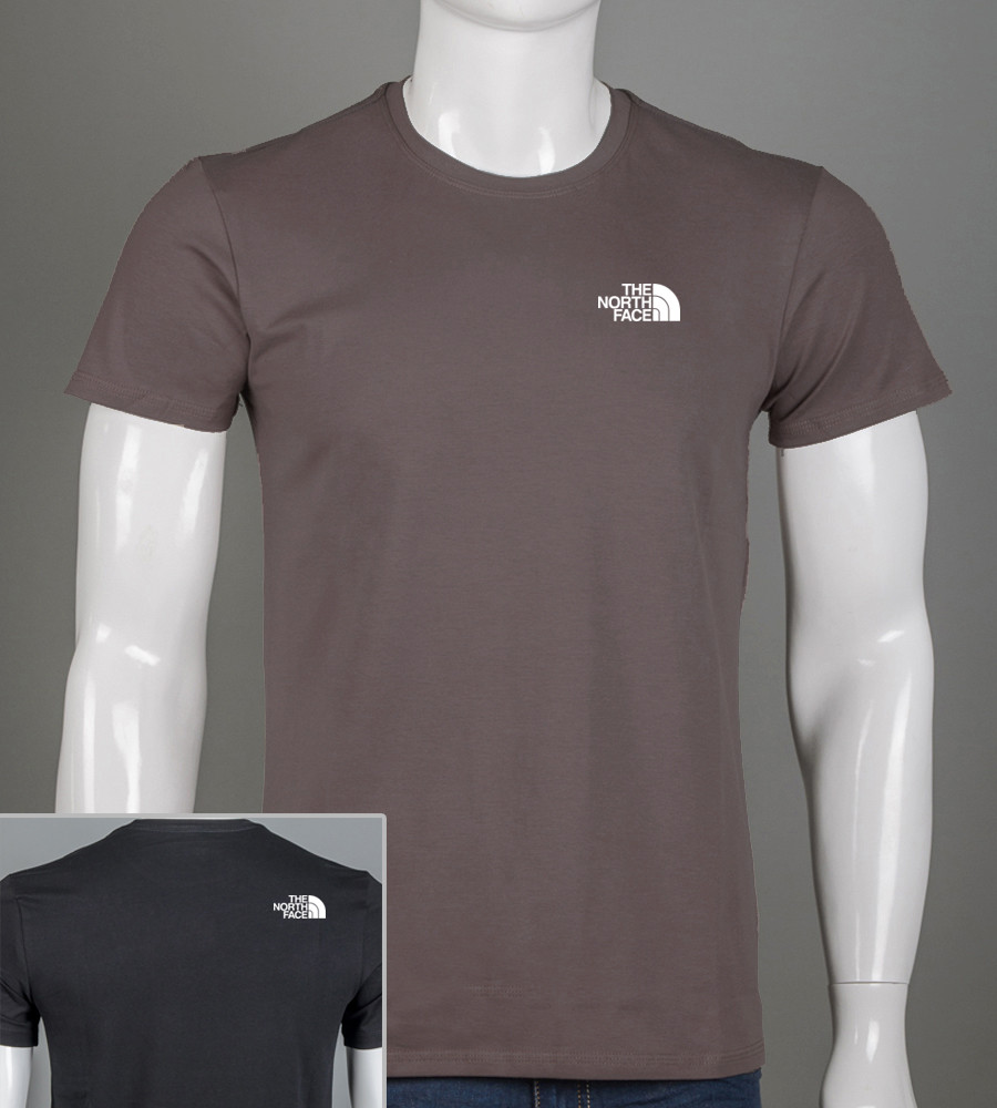 Футболка чоловіча The North Face 2421м (Уп.4шт M-XXL), Капучино