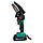 Акумуляторна ланцюгова пилка Chainsaw 24V-A шина 10 см. 1/4", + додатковий акумулятор Бірюзова міні електропилка, фото 3