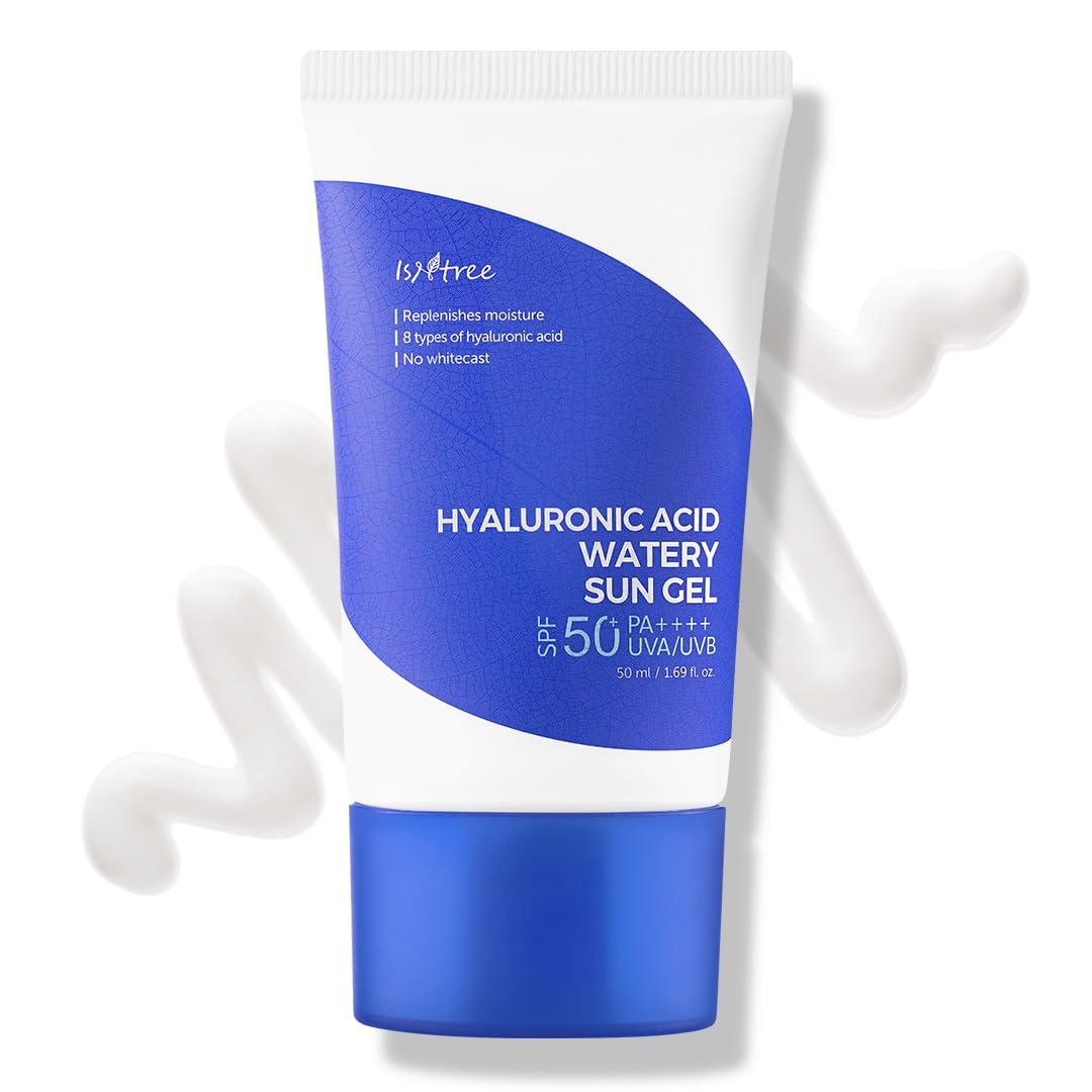 Зволожувальний сонцезахисний гель для обличчя Isntree Hyaluronic Acid Watery Sun Gel SPF50, 50мл