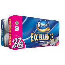 Туалетний папір 3-шаровий Ooops! Excellence 16 шт 150 відривів