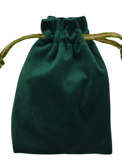 Мішечок для прикрас, біжутерії, подарунків Т-12/нс зелений, фото 1